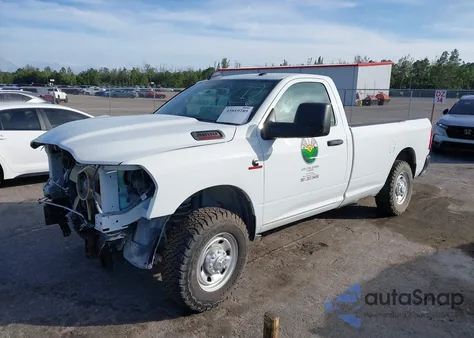 2023 Ram 2500 Tradesman 4X2 8' Box из США, поврежденный, VIN 3C6MR4ALXPG586517